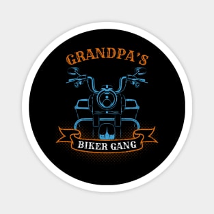 Grandpa's Biker Gang Father's Day Magnet